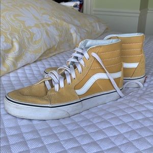 RARE Yellow High Rise Vans